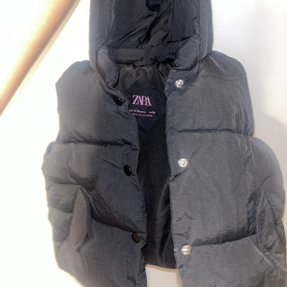 Black Zara baby vest 12-18m